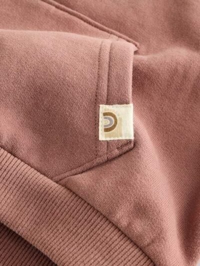 Mocha Brown Quarter Zip Sweatshirt