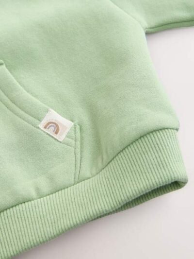 Sage Green Quarter Zip Sweatshirt