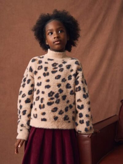 Leopard Animal Fluffy Jumper