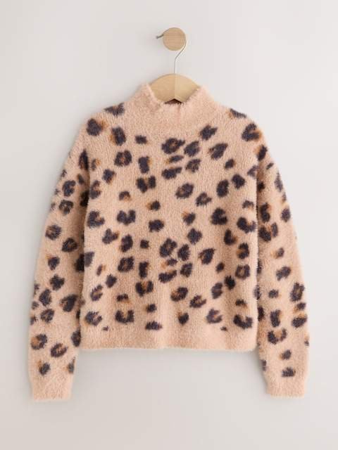 Leopard Animal Fluffy Jumper
