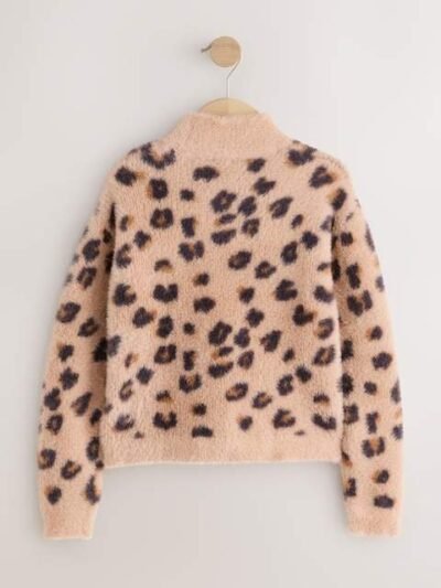 Leopard Animal Fluffy Jumper