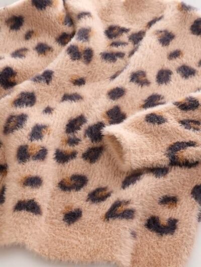 Leopard Animal Fluffy Jumper