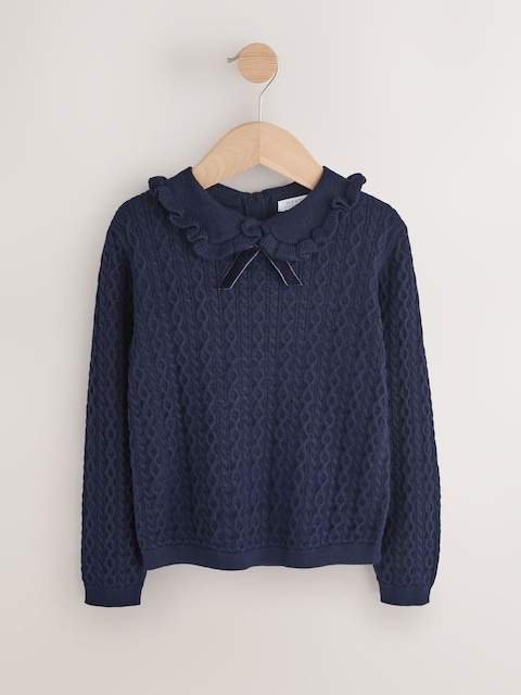 Navy Cashmere Blend Jumper