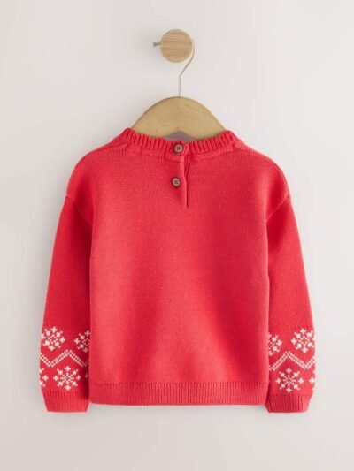 Red Christmas Character Jumper