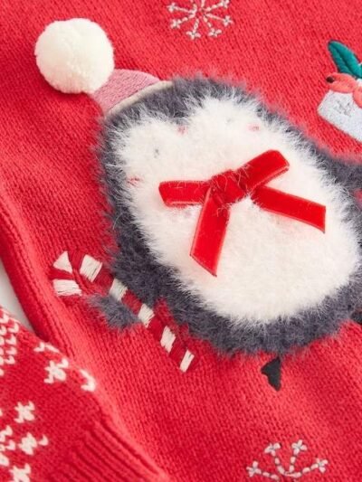 Red Christmas Character Jumper