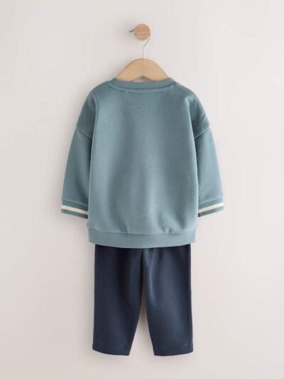 Blue Plane Single Sweatshirt and Joggers Set