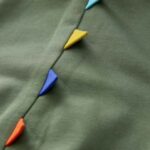 Khaki Green Zip Through Hoodie
