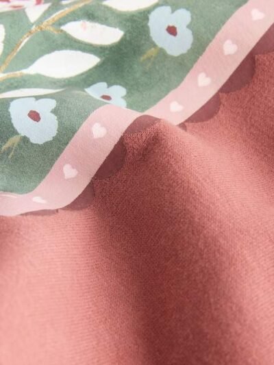 Burgundy Red Fairy Frill Hem Sweatshirt & Leggings Set