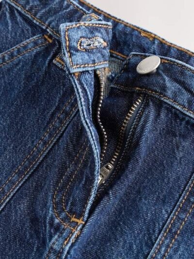 Dark Blue Denim Skirt