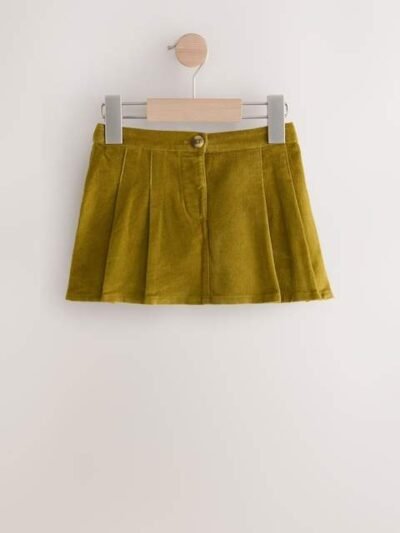 Green Cord Skort