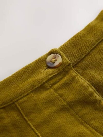 Green Cord Skort
