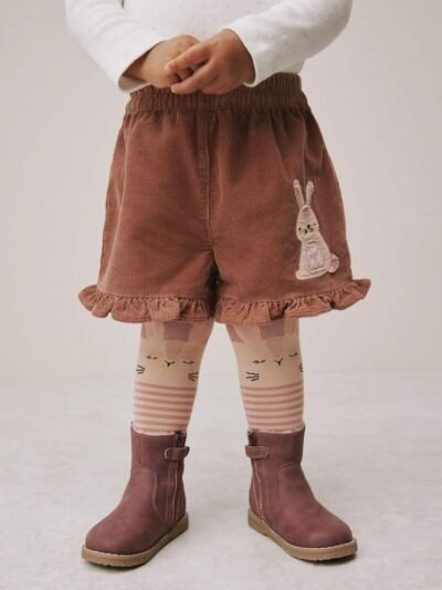 Pink Bunny Shorts and Tights