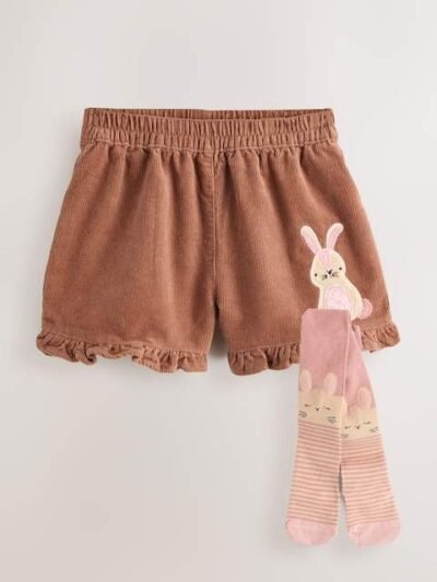Pink Bunny Shorts and Tights