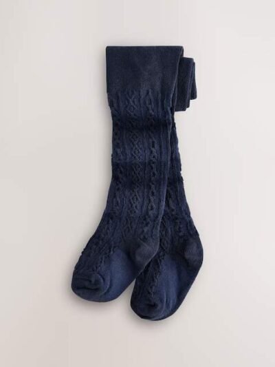 Blue Denim Denim Bow Shorts and Tights