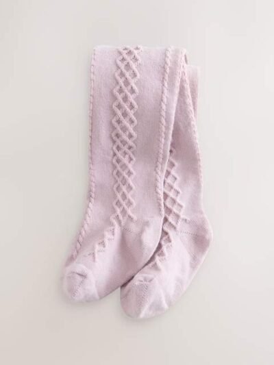 Navy Bunny Corduroy Dungarees Top and Tights Set