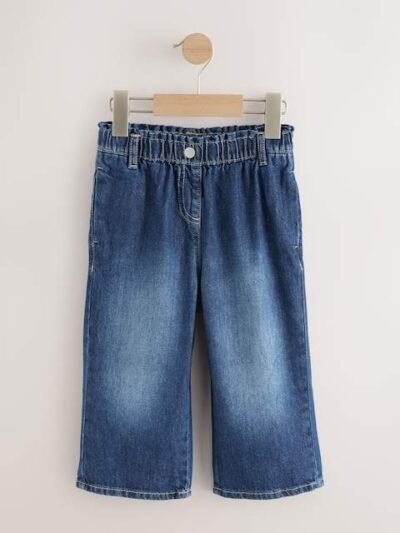 Denim Dark Wash Wide Leg Jeans