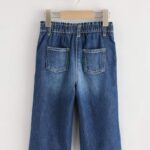 Denim Dark Wash Wide Leg Jeans