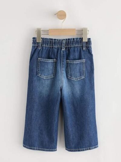 Denim Dark Wash Wide Leg Jeans