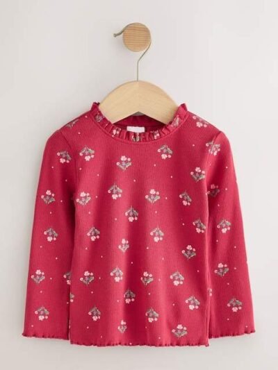 Mid Blue Floral Embroidered Dungarees