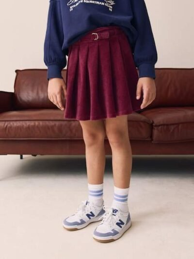 Berry Red Cord Skirt