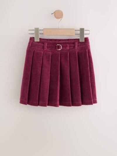 Berry Red Cord Skirt