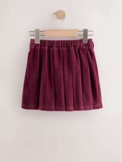 Berry Red Cord Skirt