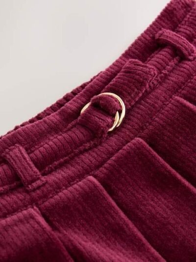 Berry Red Cord Skirt