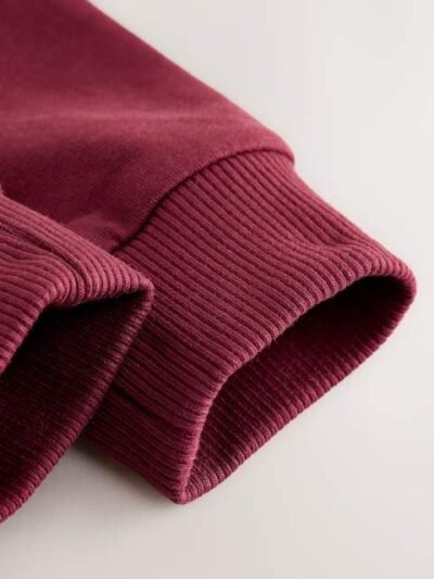 Burgundy Red Classic Jersey Joggers