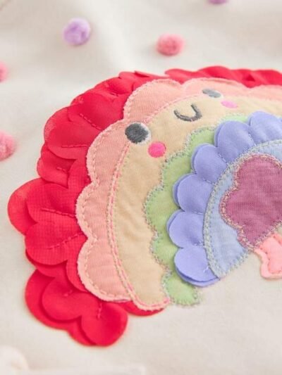 Cream Rainbow Taco Crew Neck Sweatshirt