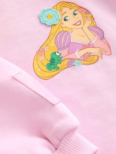 Pink Rapunzel Disney Princess Sweatshirt & Flare Leggings Set