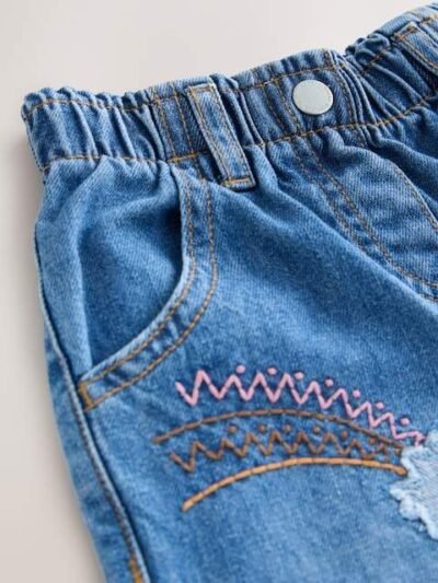 Denim Unicorn Embellished Jeans