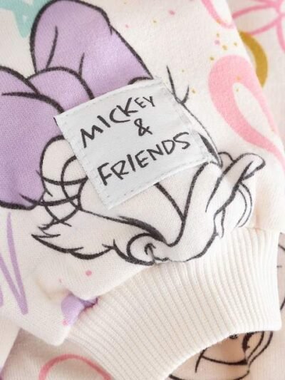 Pink Disney Minnie Mouse Long Sleeve Top and Leggings Set