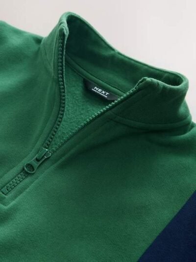 Green Half Zip Top and Joggers Set