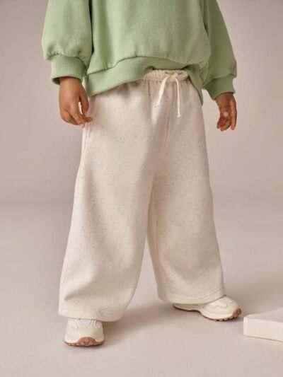 Pink/Burgundy/Oatmeal Wide Leg Joggers 3 Pack