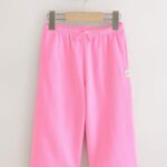 Bright Pink Wide Leg Sweat Joggers