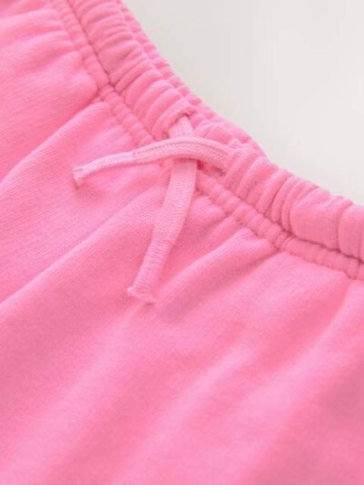 Bright Pink Wide Leg Sweat Joggers