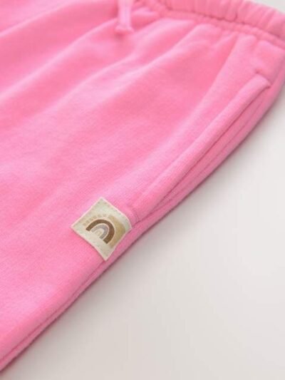 Bright Pink Wide Leg Sweat Joggers