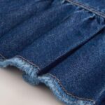 Denim Dark Wash Cotton Skirt