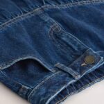 Denim Dark Wash Cotton Skirt