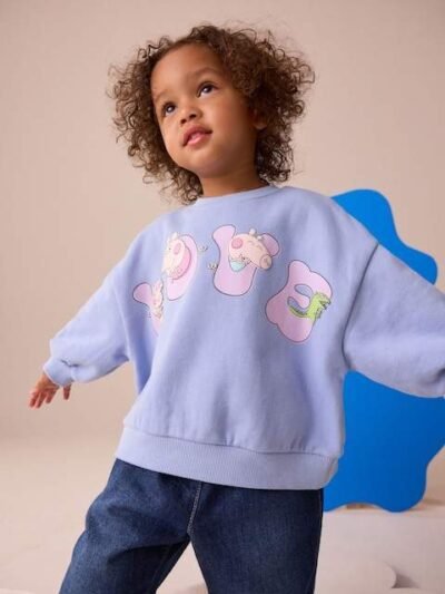 Blue Peppa Pig & Evie Crew Neck Sweatshirt