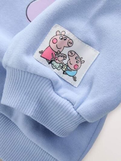 Blue Peppa Pig & Evie Crew Neck Sweatshirt