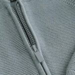 Blue Zip Through Cardigan