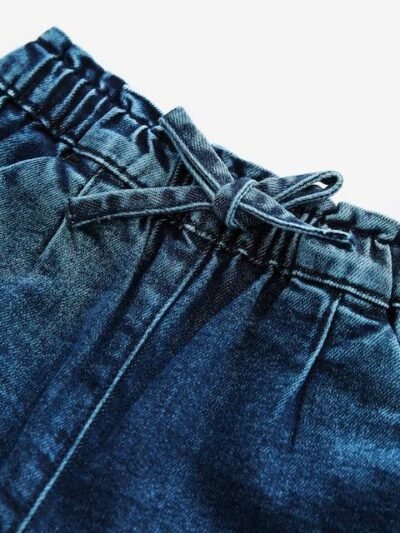 Denim Tie Waist Jeans