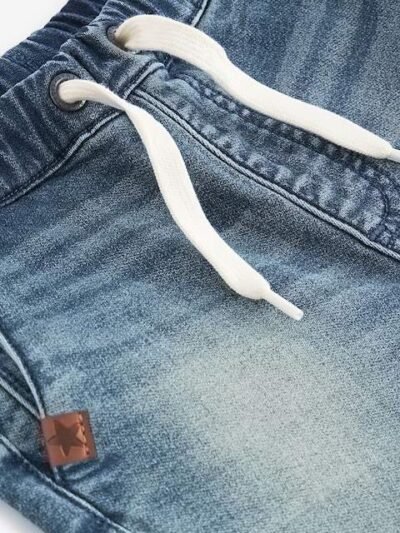 Mid Blue Joggers Jeans With Comfort Stretch