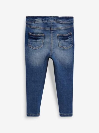 Mid Blue Denim 1 Pack Elasticated Waist Jeggings