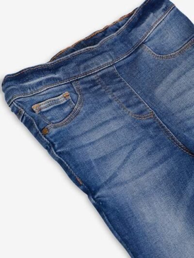 Mid Blue Denim 1 Pack Elasticated Waist Jeggings