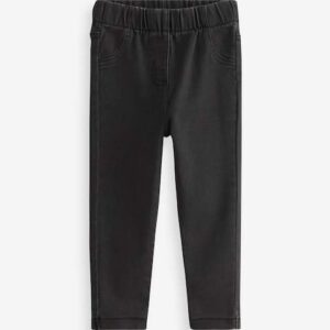 Black Denim 1 Pack Elasticated Waist Jeggings