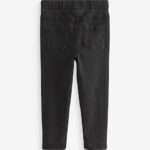 Black Denim 1 Pack Elasticated Waist Jeggings