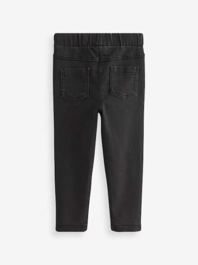 Black Denim 1 Pack Elasticated Waist Jeggings