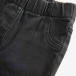 Black Denim 1 Pack Elasticated Waist Jeggings